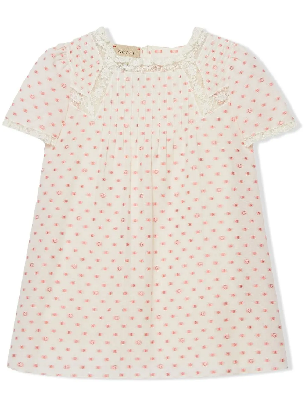 GUCCI G POLKA DOT-PRINT DRESS