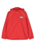 Gucci Kids Web Stripe logo-patch jacket - Red