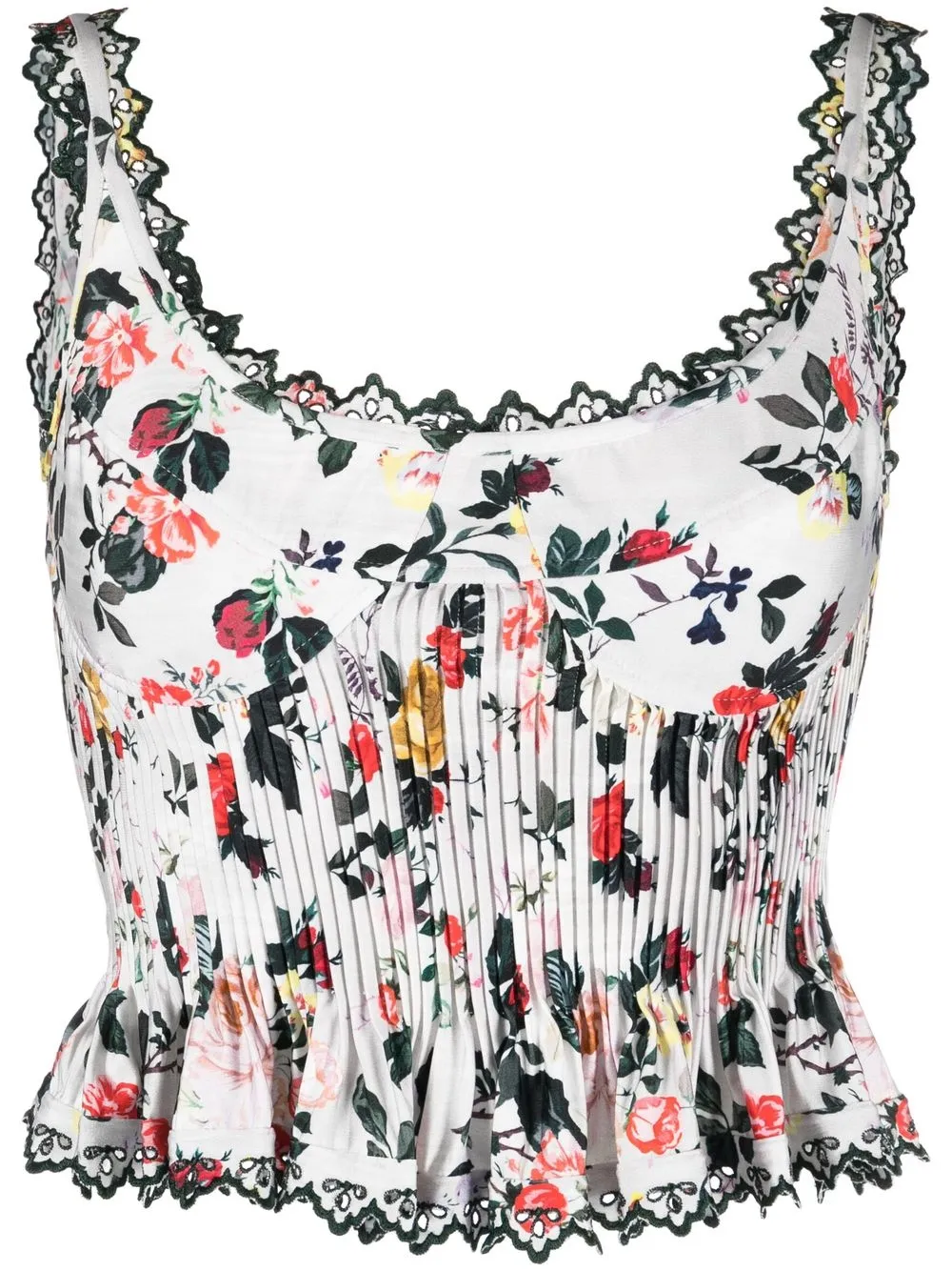 

Paco Rabanne floral-print top - Neutrals