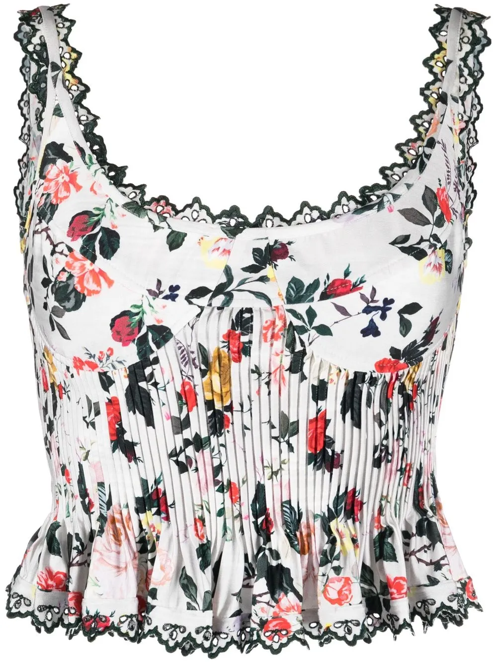 

Paco Rabanne top con estampado floral - Neutro
