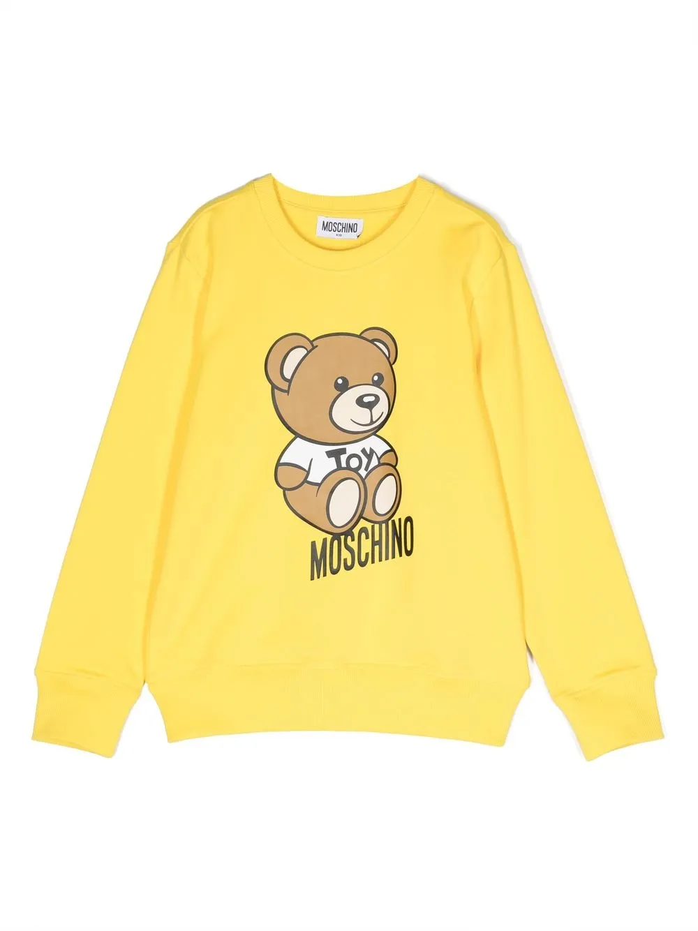 

Moschino Kids sudadera con motivo Teddy Bear - Amarillo