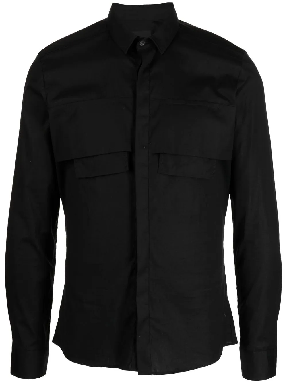 

LES HOMMES slim-cut shirt - Black