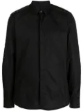 LES HOMMES eyelet-embellished shirt - Black