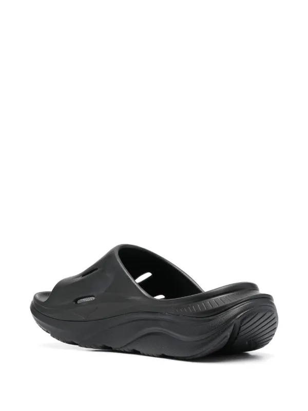 HOKA Ora Recovery Slides | Black | FARFETCH