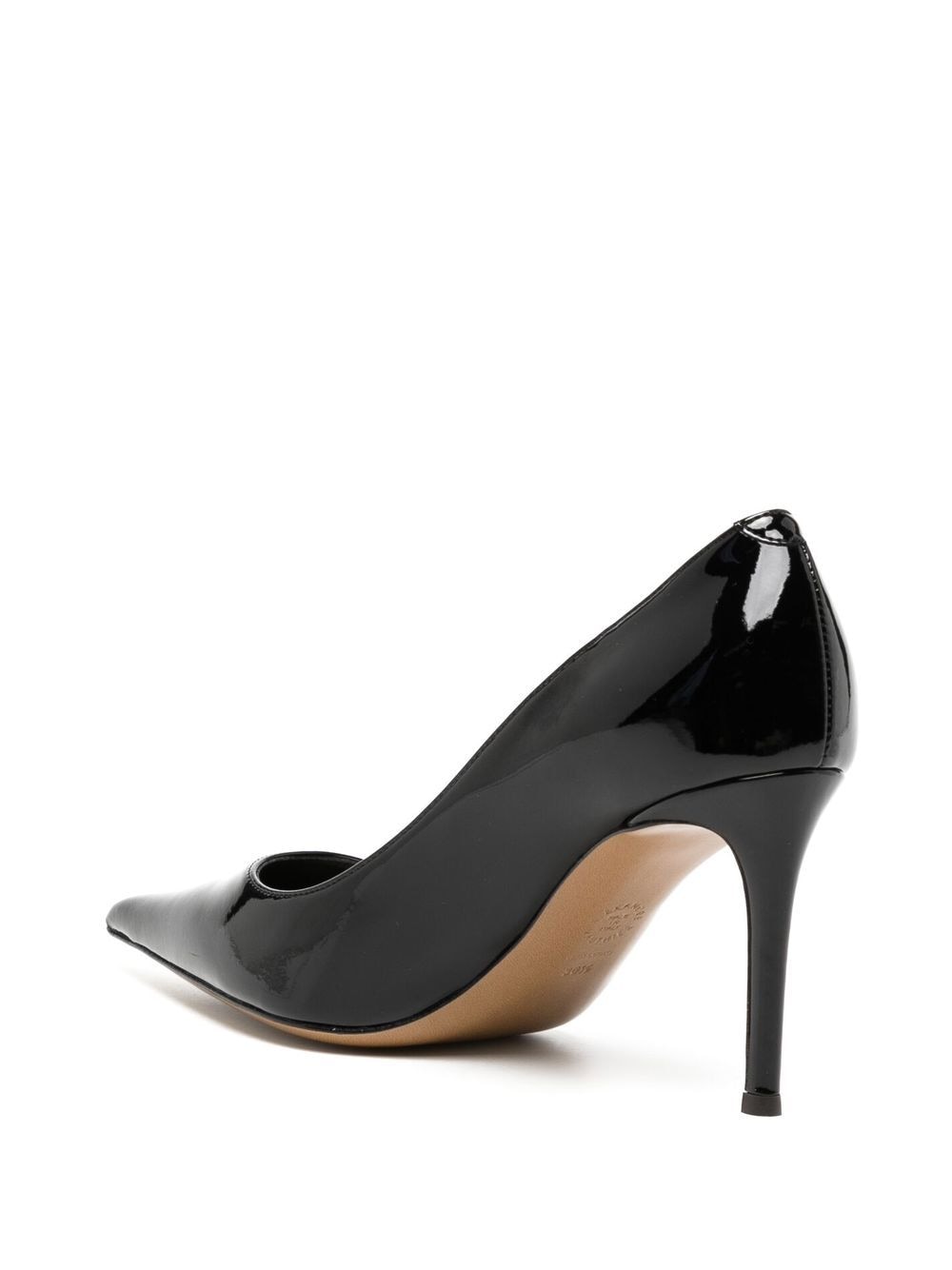 Shop Alexandre Vauthier Patent Pointed Toe Pumps In 黑色