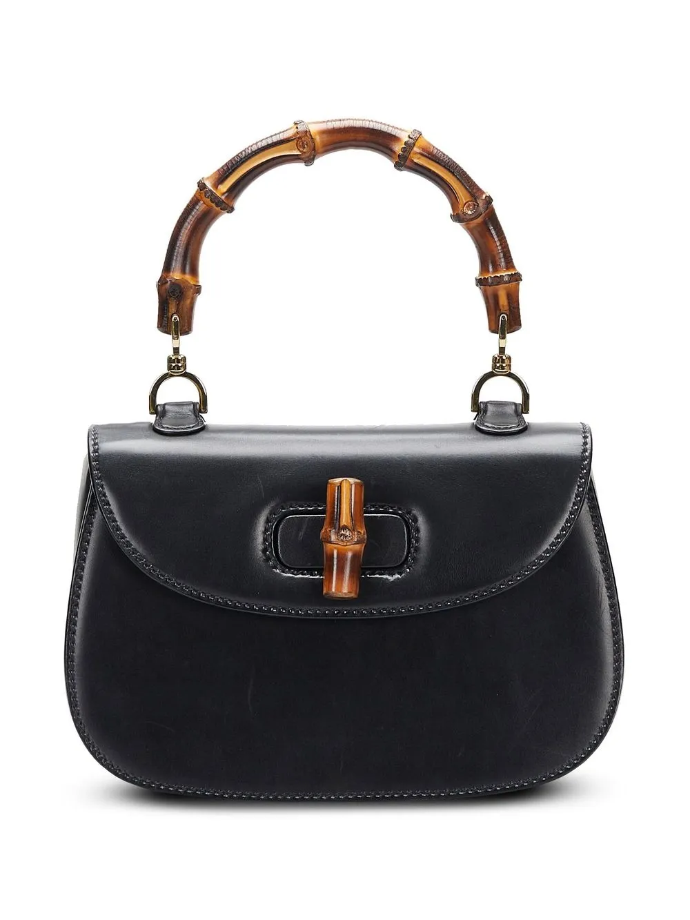 

Gucci Pre-Owned Bamboo Night top-handle bag - Black