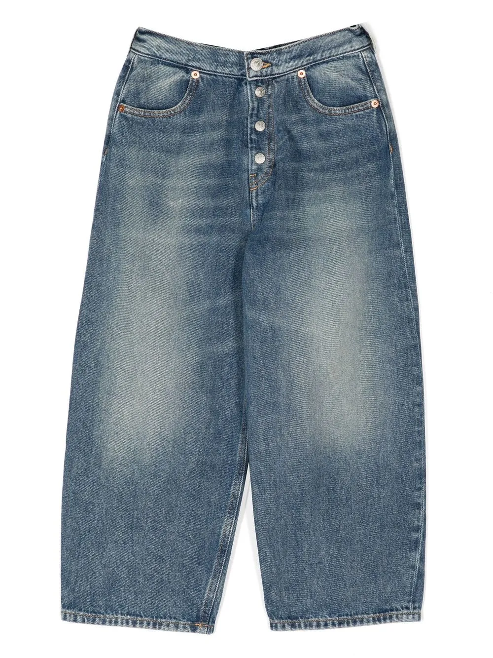 

MM6 Maison Margiela Kids wide-leg jeans - Blue