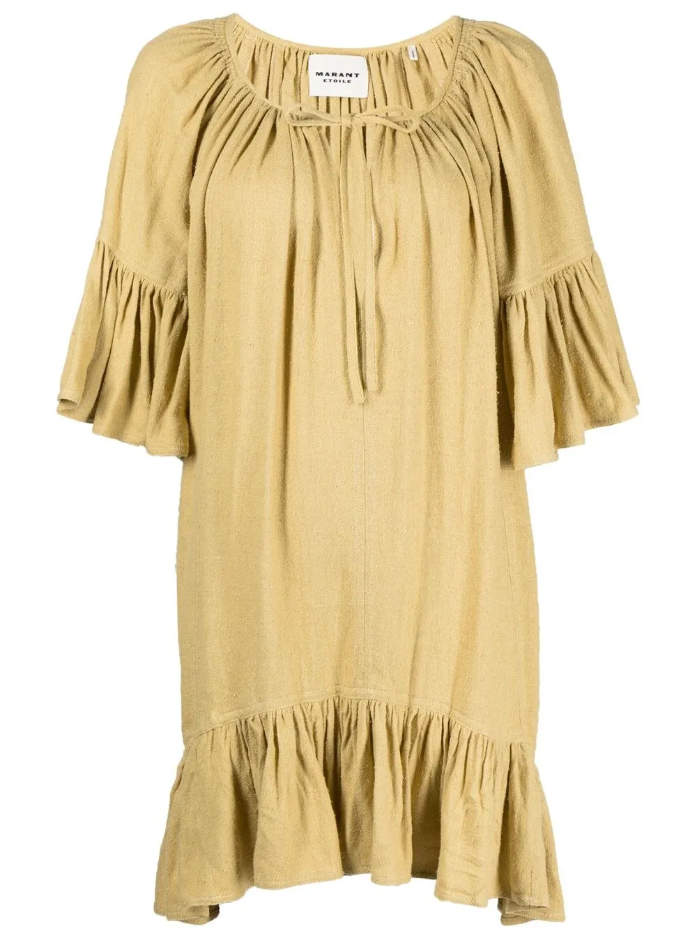 

Isabel Marant Étoile ruffled silk dress - Green