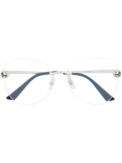 Cartier Eyewear Panther frameless glasses