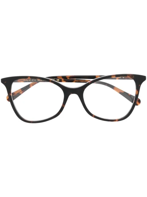 Gucci Eyewear tortoiseshell-effect GG glasses