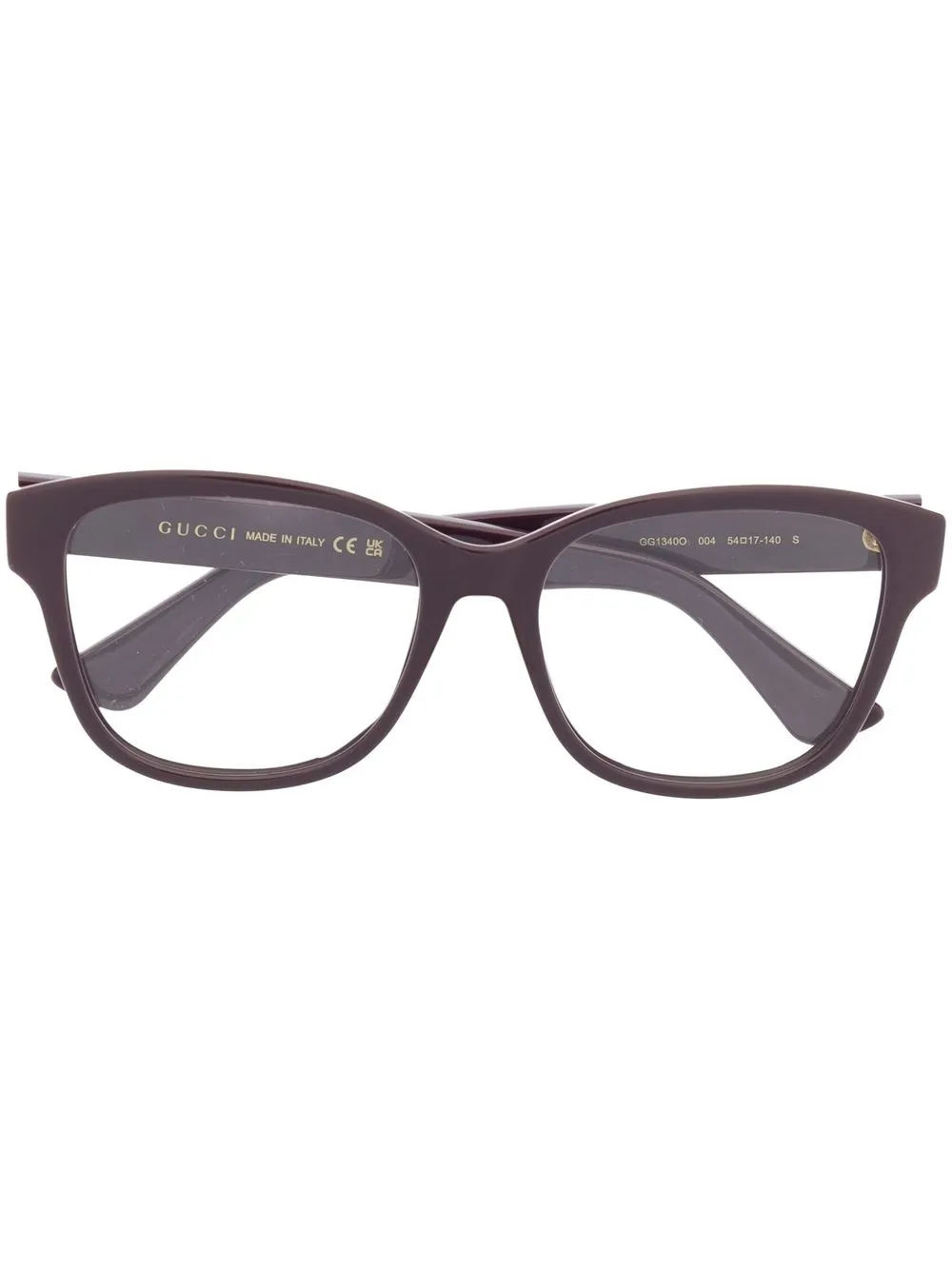 Gucci Square-frame Optical Glasses In Purple