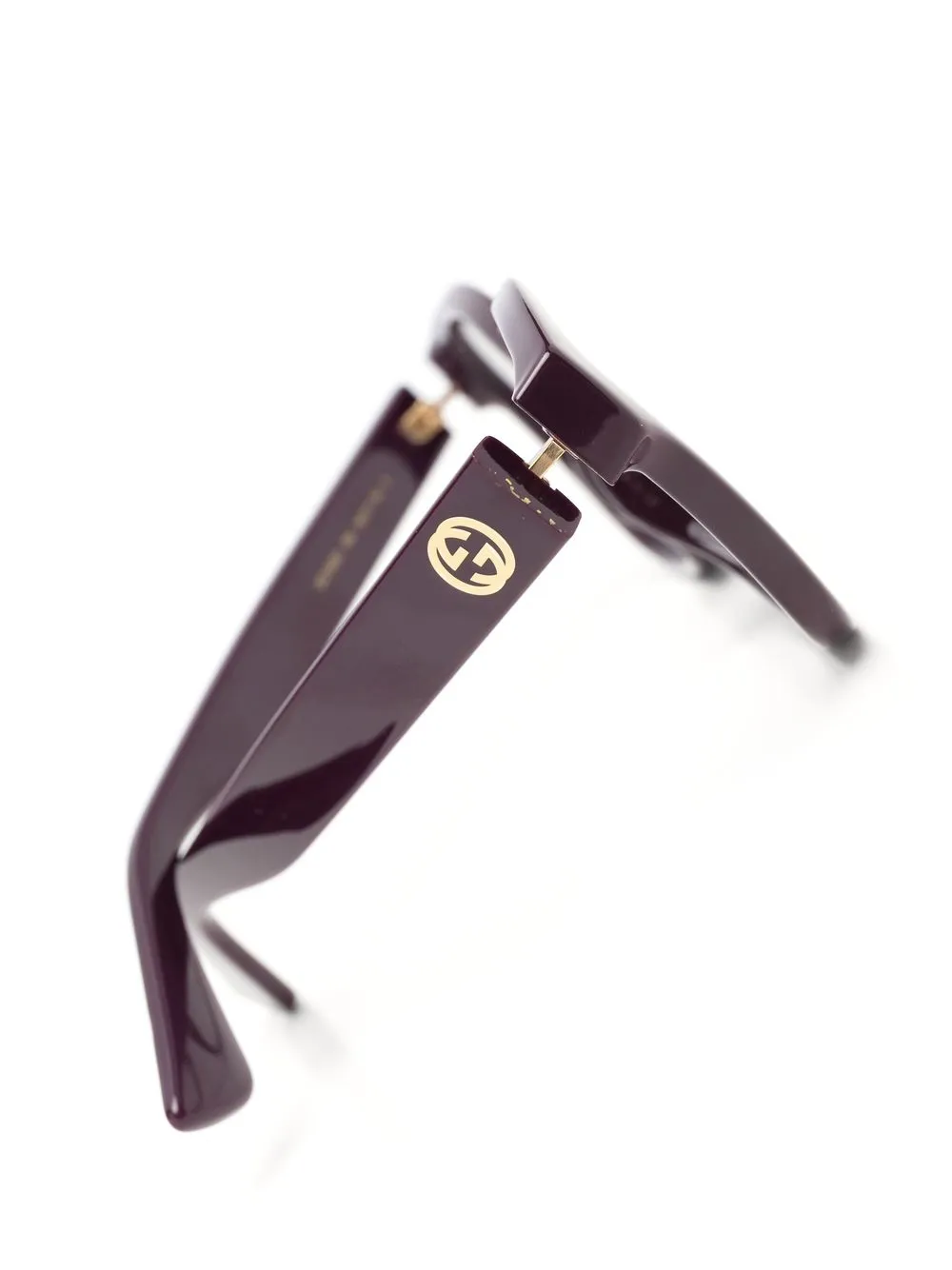 Gucci Square-frame Optical Glasses In Purple