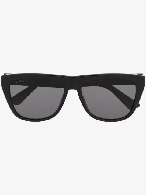 Gucci Eyewear Zonnebril met vierkant montuur