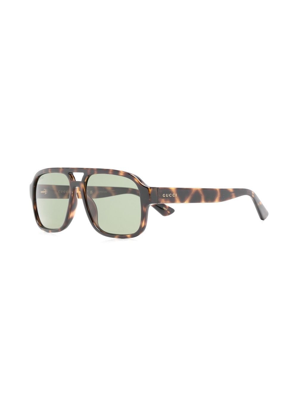 Gucci Eyewear Zonnebril met piloten montuur - Bruin