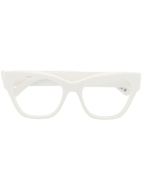 Balenciaga Eyewear logo-engraved cat-eye glasses Women