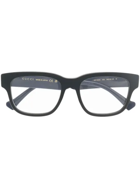 Gucci Eyewear lentes con armazón cuadrada