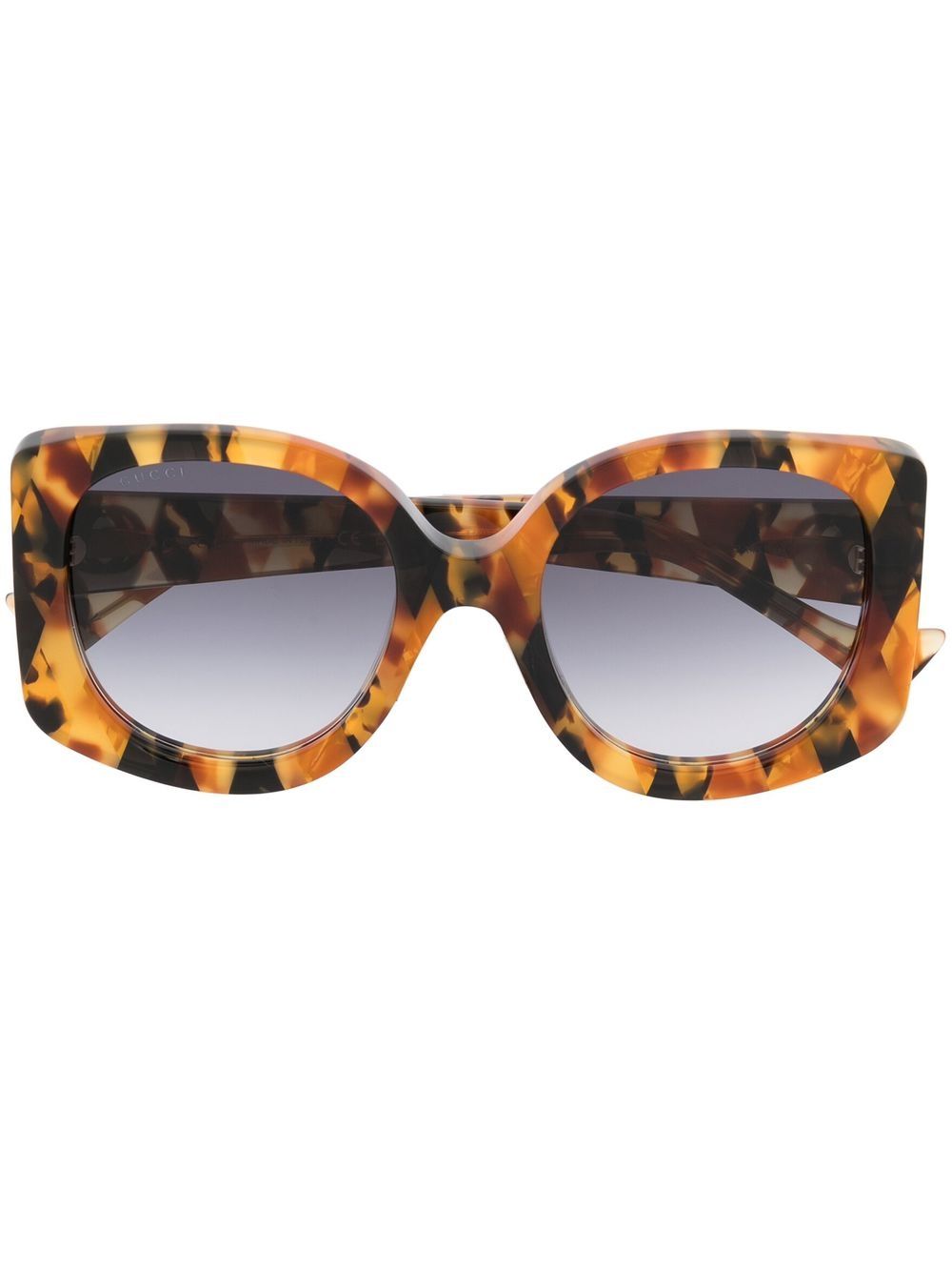 Gucci Oversize Butterfly-frame Sunglasses In Brown