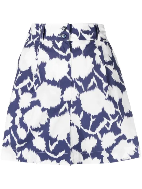 Woolrich graphic-print cotton shorts