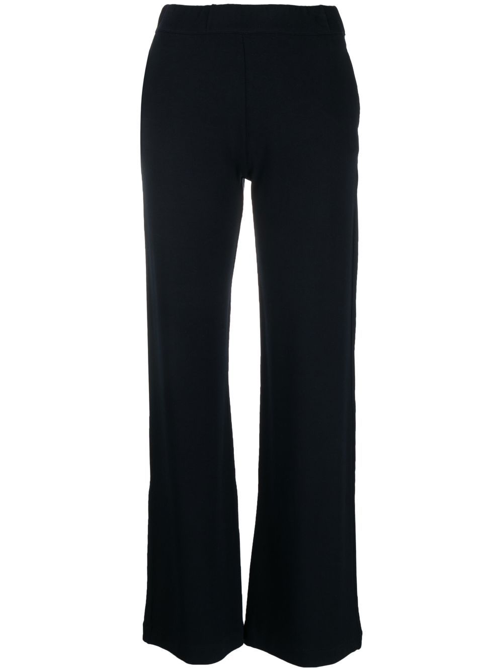 Majestic French Terry Wide-leg Trousers In Blanc