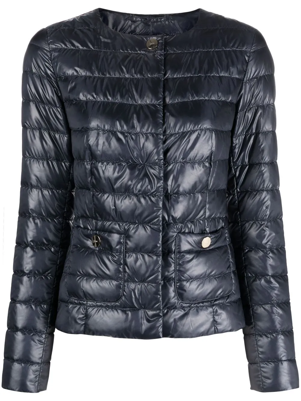 

Herno button-up down jacket - Blue