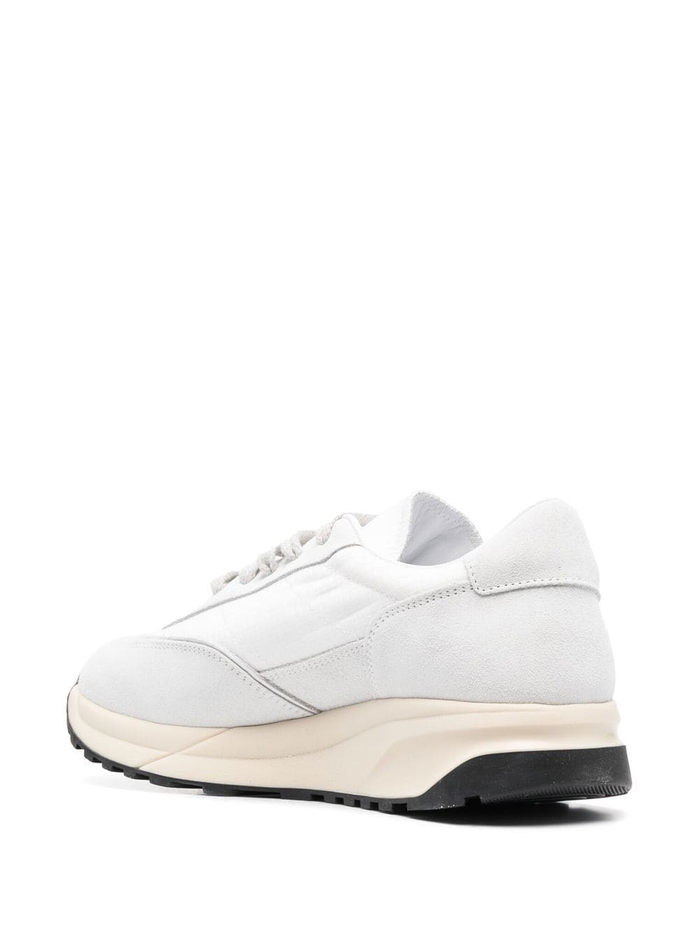 Shop Common Projects Logo-detail Low-top Sneakers In Weiss