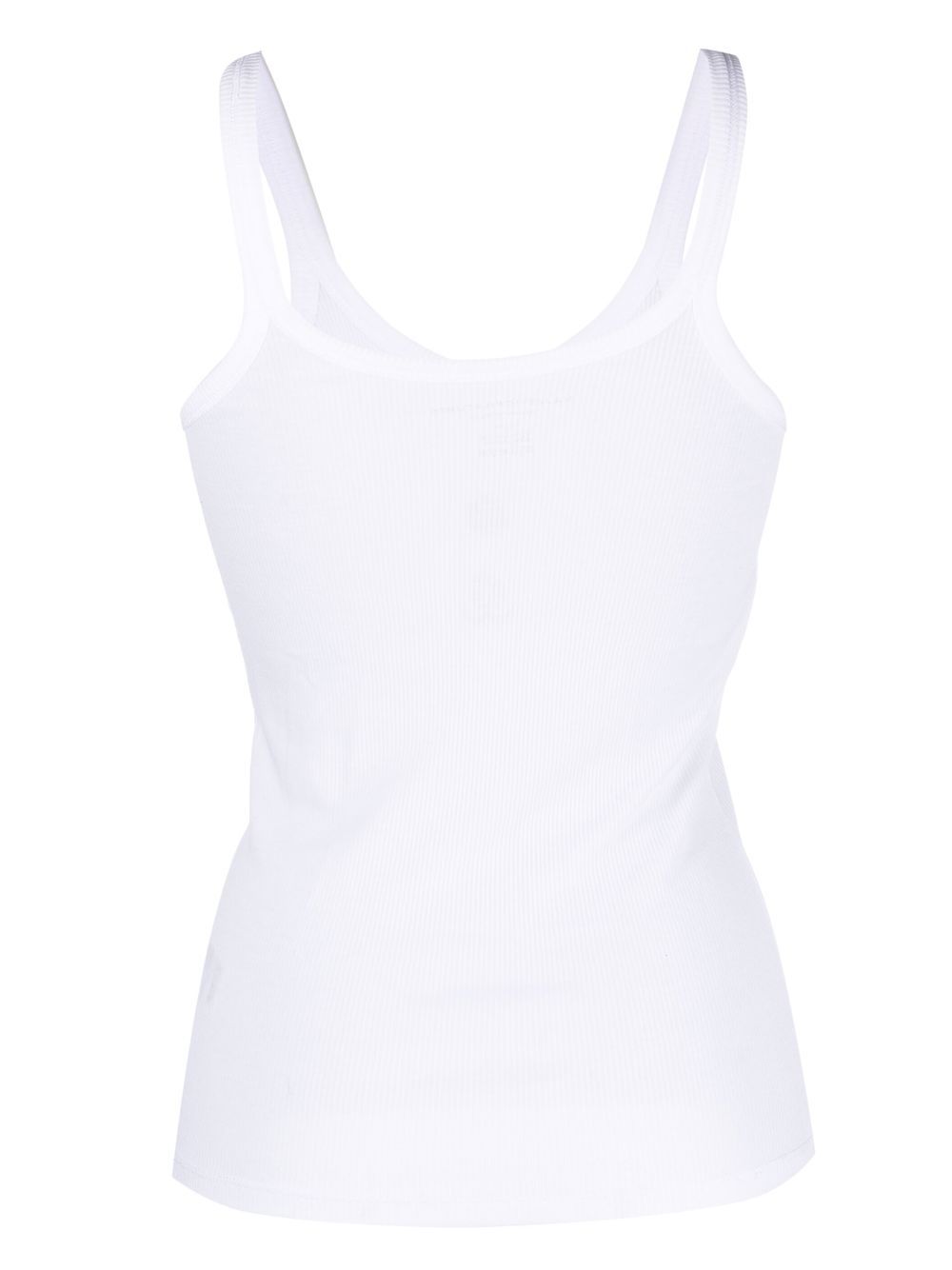 Majestic Filatures Tanktop met ronde hals - Wit