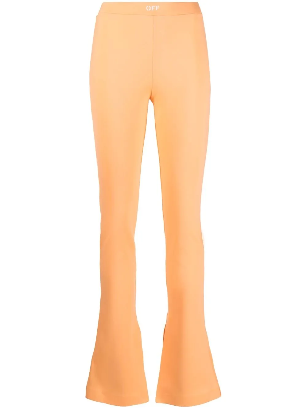 

Off-White Sleek flared trousers - Orange