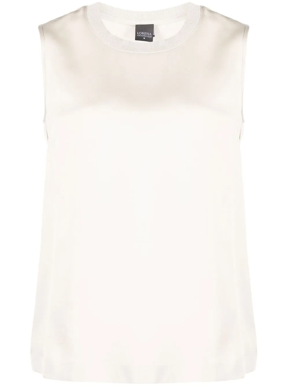 

Lorena Antoniazzi cotton-blend tank top - Neutrals