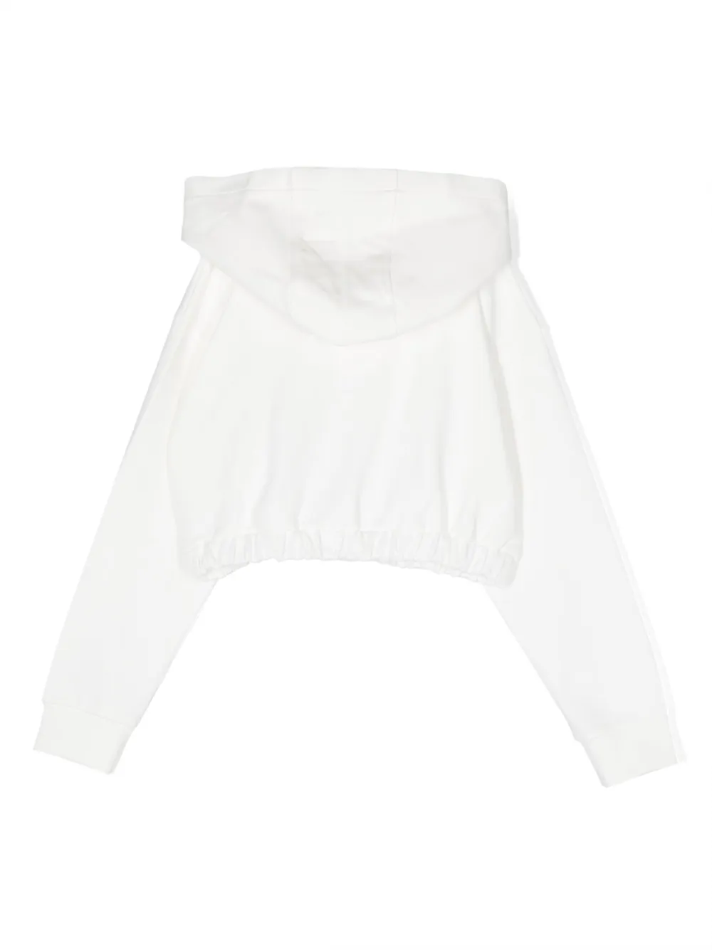 Fendi Kids Hoodie met logoprint Wit