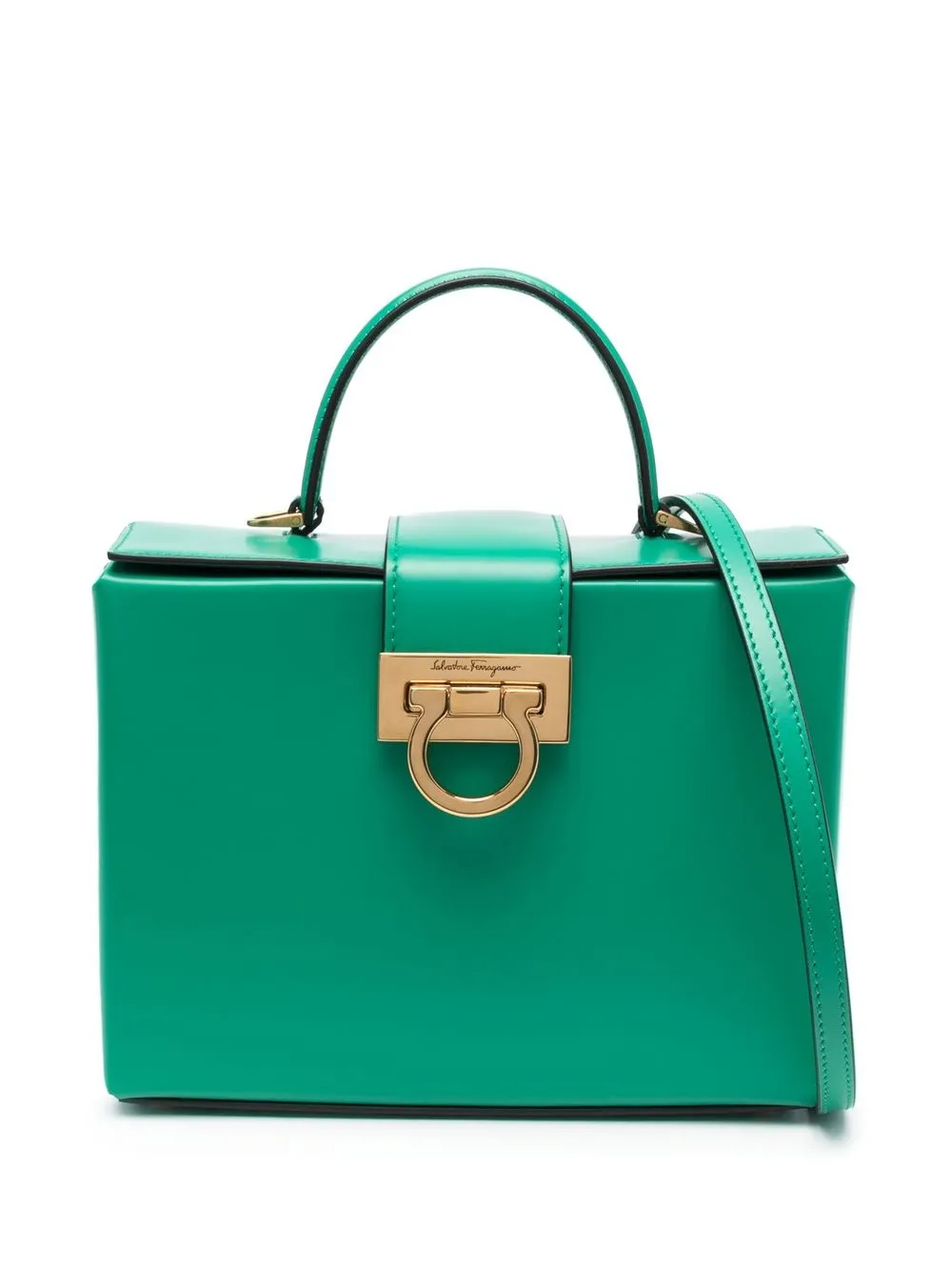 

Ferragamo calf-leather tote bag - Green