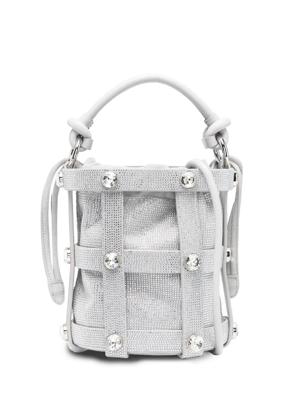 

Ferragamo mini Cage bucket bag - Grey