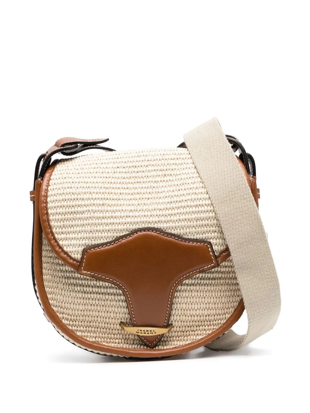 

Isabel Marant 'Botsy' saddle crossbody bag - Neutrals