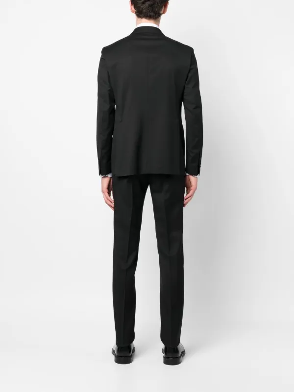 Tagliatore Double Breasted Suit | Black | FARFETCH