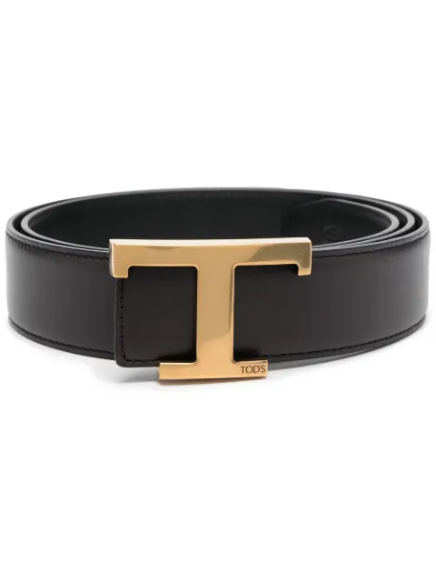calf-leather adjustable belt