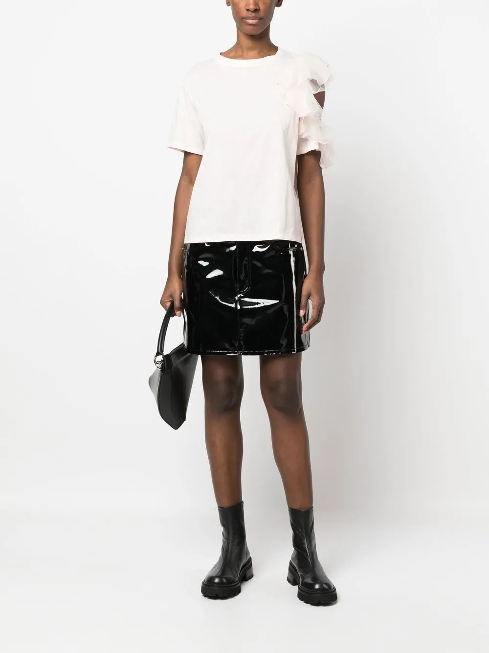 Parlor T-shirt met franje - Roze