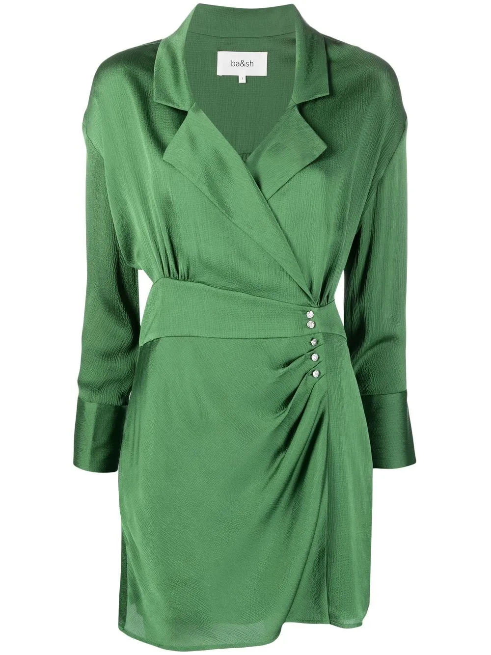 

Ba&Sh long-sleeve mini dress - Green