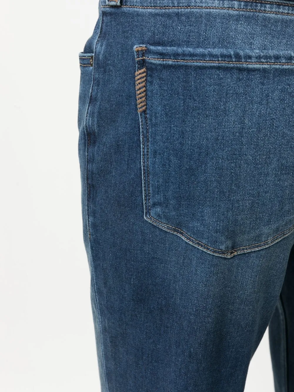 Shop Paige Lennox Markley Slim-cut Jeans In Blue