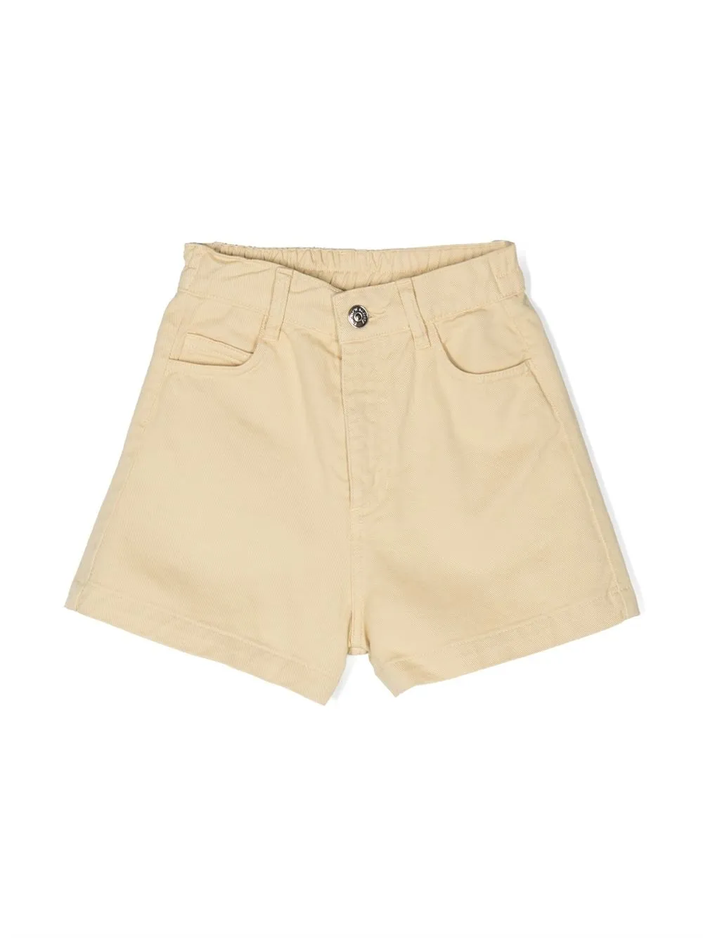 

THE NEW SOCIETY high-waist cotton shorts - Yellow