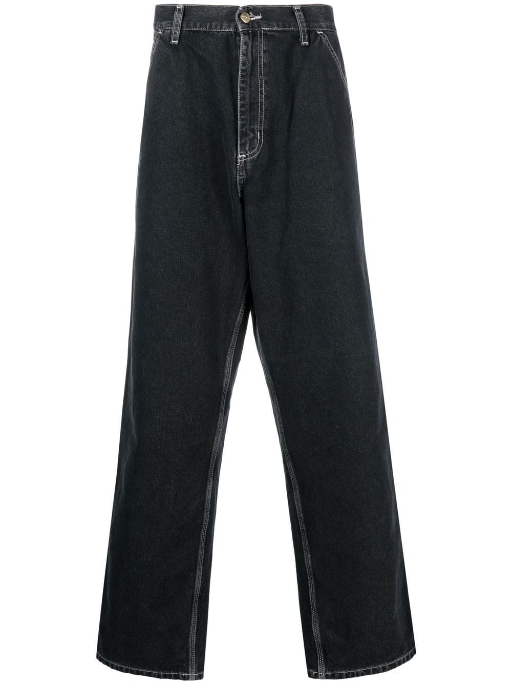 Carhartt Mid-rise Relaxed-fit Jeans In Schwarz