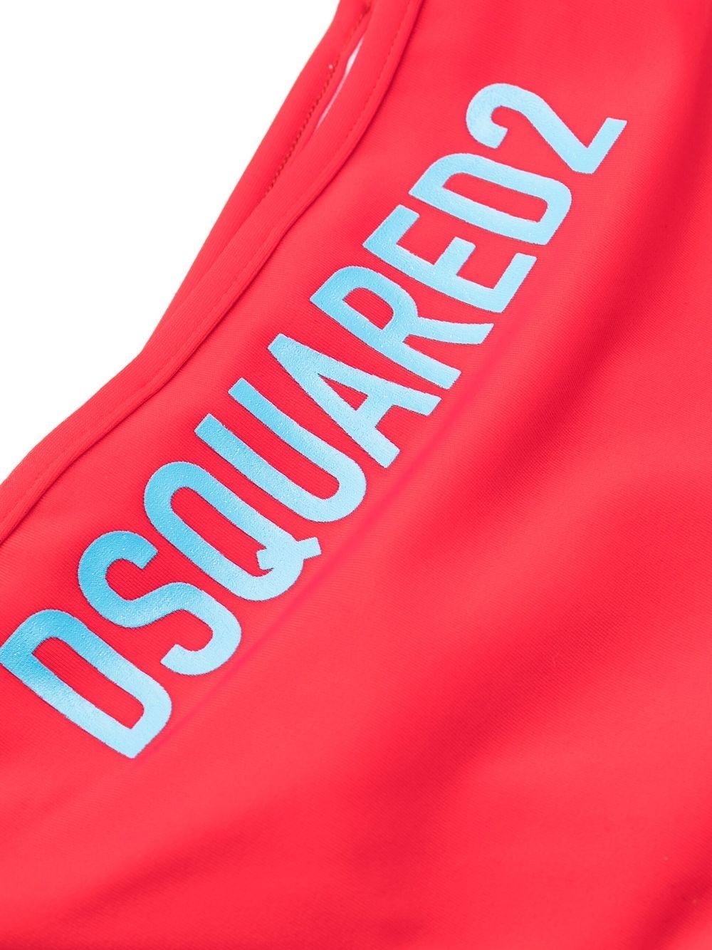 Shop Dsquared2 Logo-print Bikini Bottoms In Red