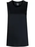 Lorena Antoniazzi cotton-blend tank top - Blue
