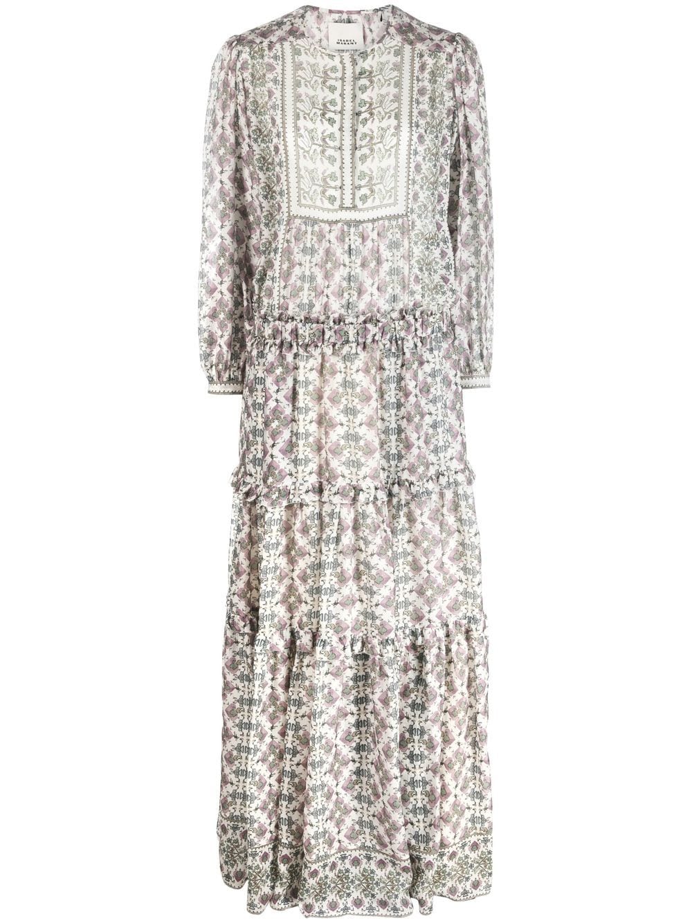 ISABEL MARANT MAFEZIA SILK MAXI DRESS