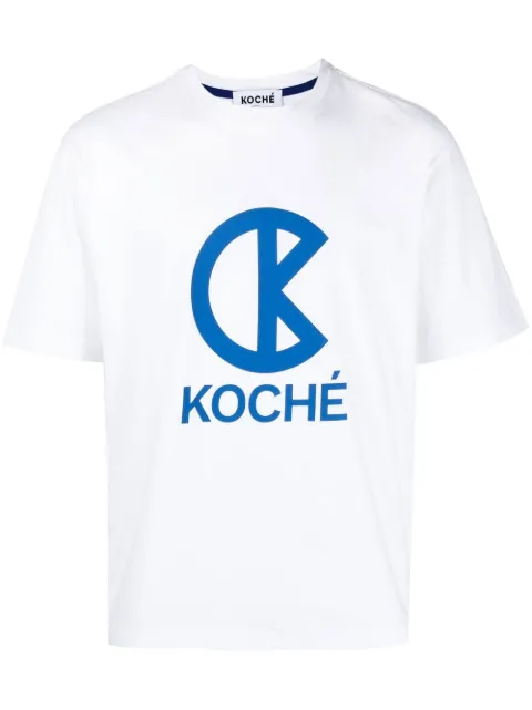 Koché T-Shirt mit Logo-Print