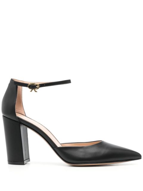 Gianvito Rossi Piper Anklet 100mm leather pumps Women