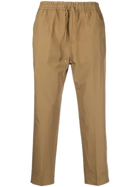 ETRO straight-leg cropped trousers
