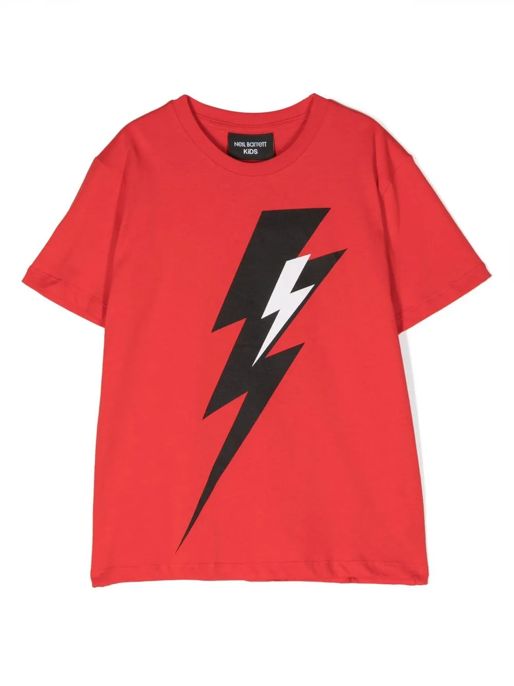 Neil Barrett Kids' Logo-print Cotton T-shirt In Red