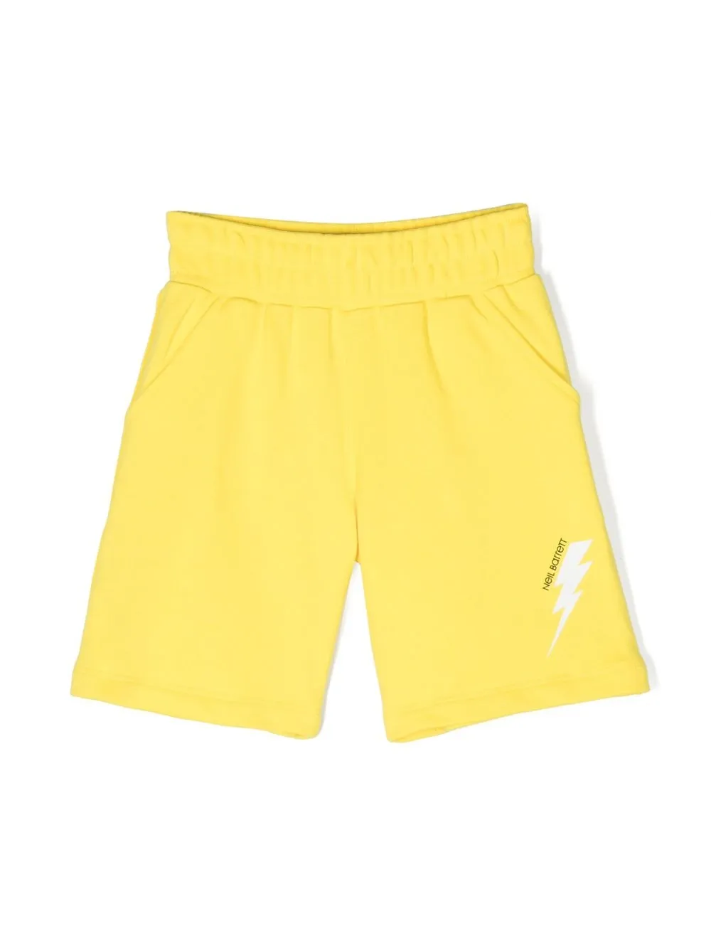 

Neil Barrett Kids logo-detail track shorts - Yellow