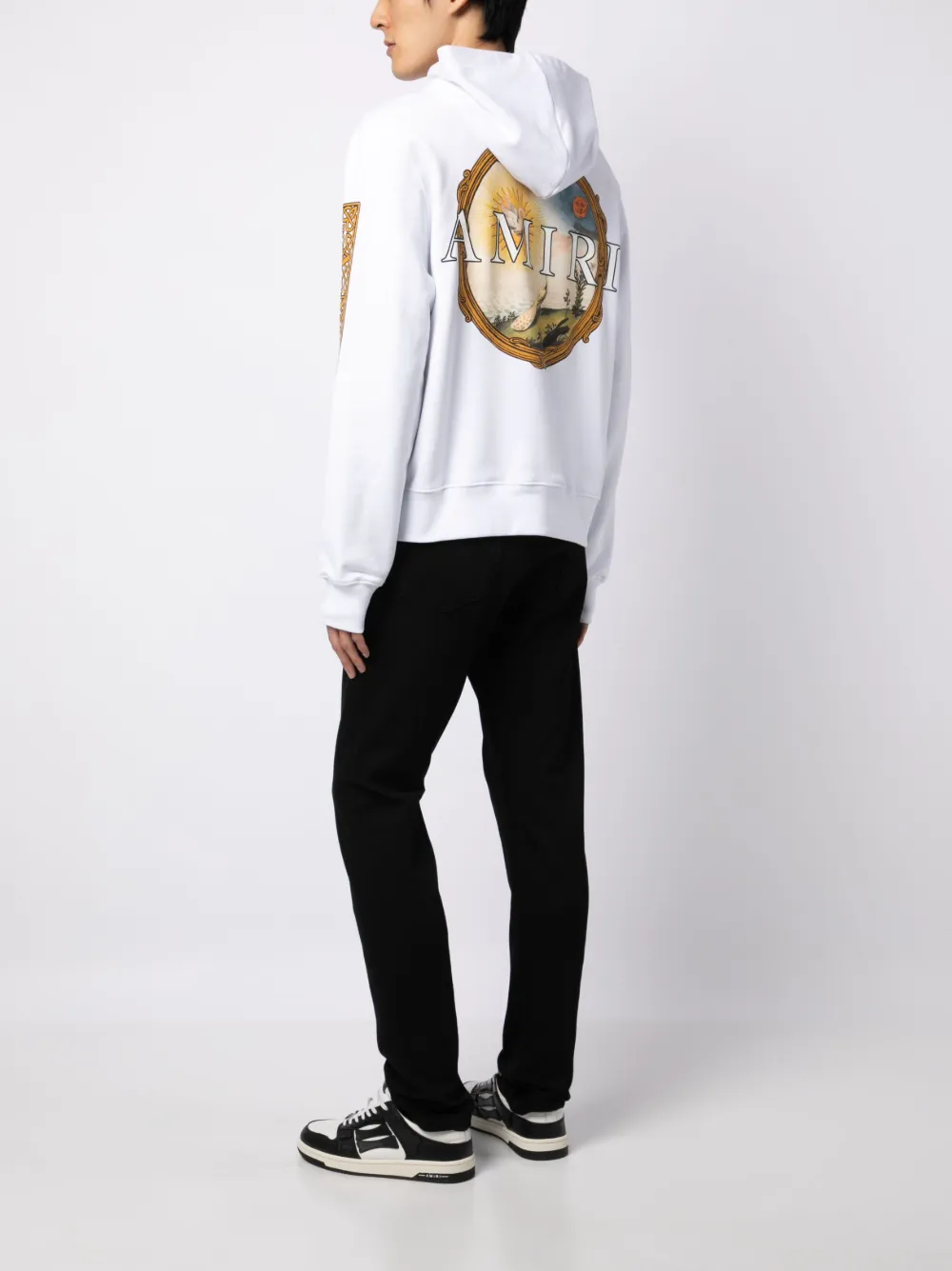 AMIRI Sweater met logoprint - Wit