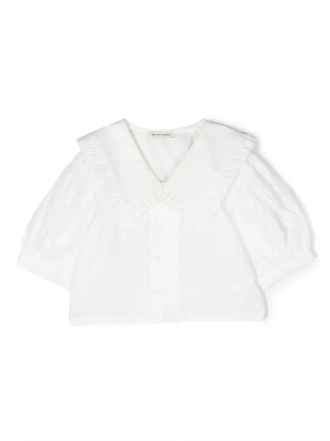 THE NEW SOCIETY polka dot-print cotton shirt