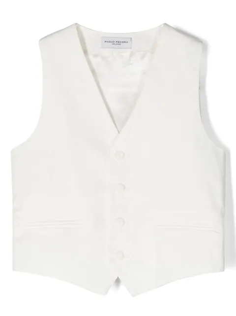 Paolo Pecora Kids single-breasted gilet